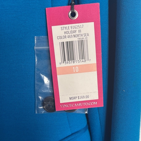 Vince Camuto Vibrant Blue Blazer and matching pants - Picture 3 of 10
